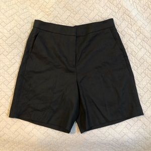 J Crew linen black 10 Bermuda shorts